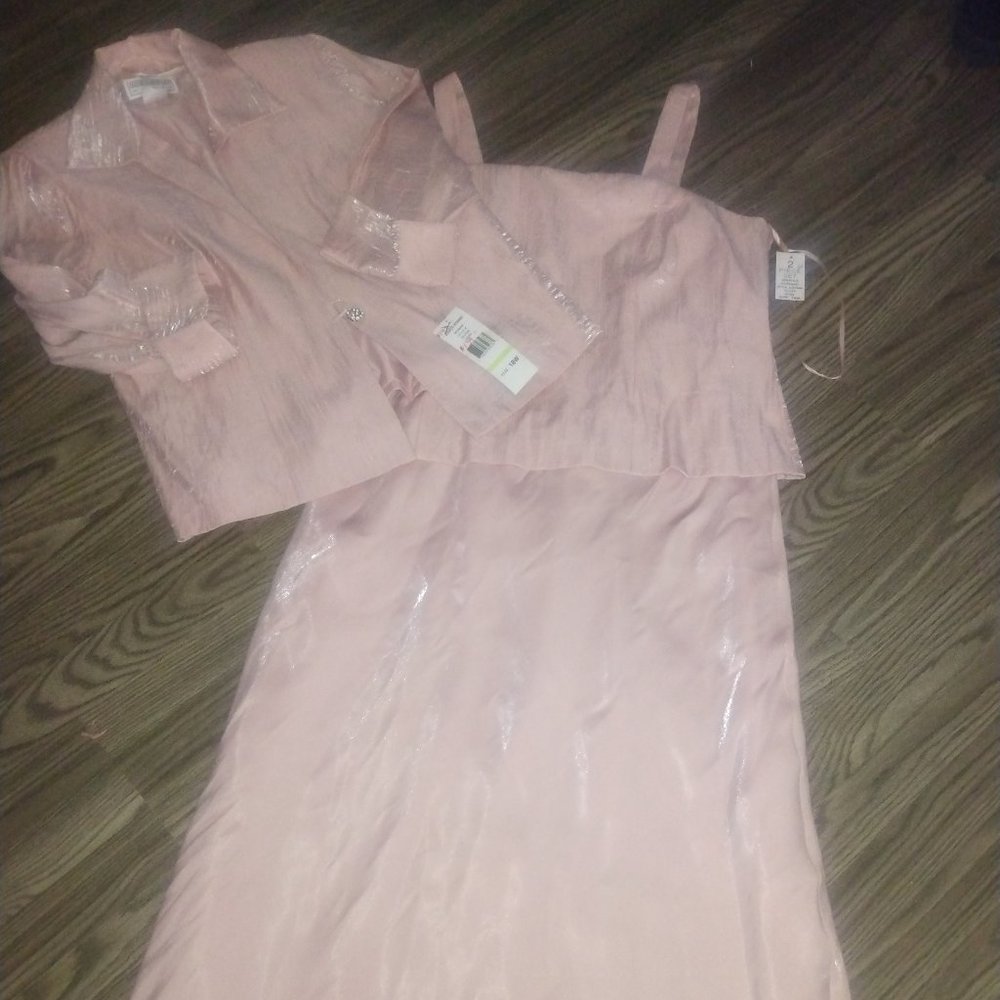 **NEW WITH TAGS**Jessica Howard two piece jacket and dress set Mother of the bri